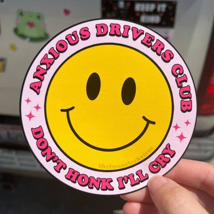 The Funnel Cake Tree – wholesale Klistermärke – Orolig Drivers Club överdimensionerad klistermärke 💖0