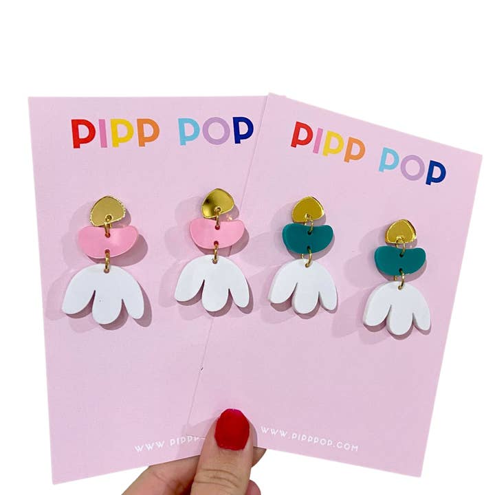 Organic Dangles - 4 Colours Available for wholesale by Pipp Pop