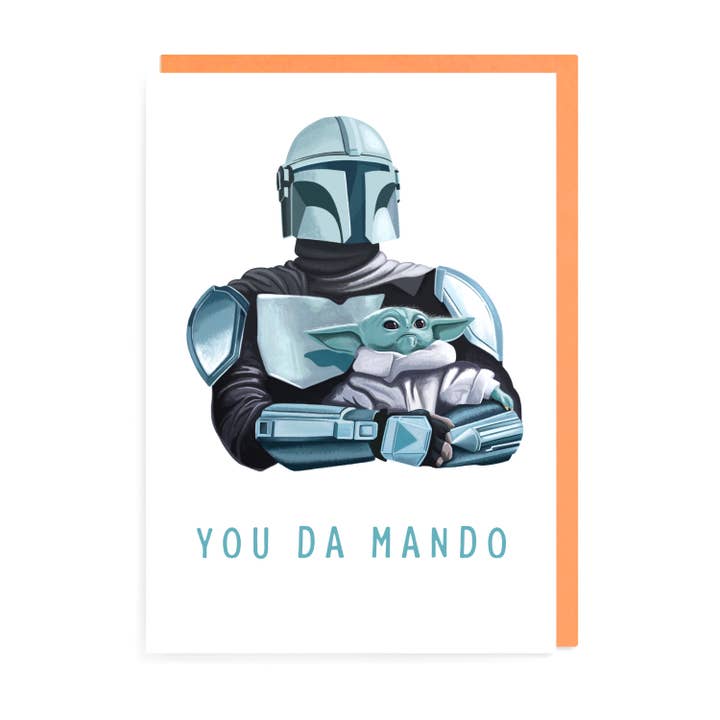 Mando and Grogu Card | The Mandalorian for wholesale by URGHH Card Co.