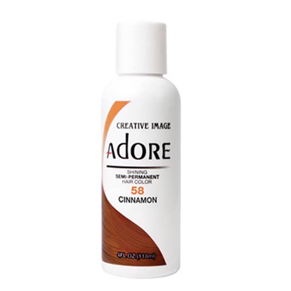 Majestic Wholesale - Wholesale Hair Dye - Adore #058 Cinnamon – 4oz Semi-Permanent Hair Color