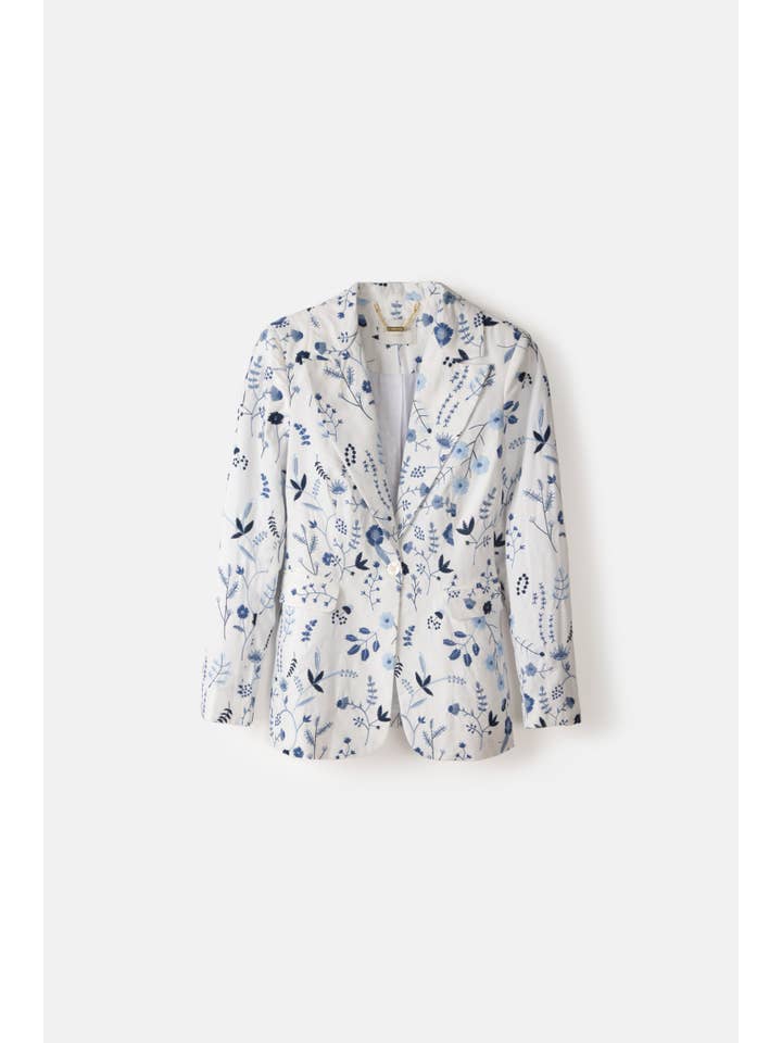 Lanidor - Wholesale Blazer - Women's - Floral Print Blazer (426901-8)