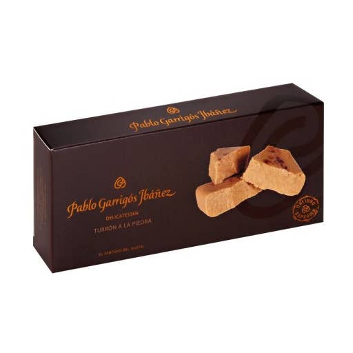 Torrone alla Pietra Delicatessen 300 g. per la vendita all'ingrosso da parte di PABLO GARRIGÓS IBÁÑEZ