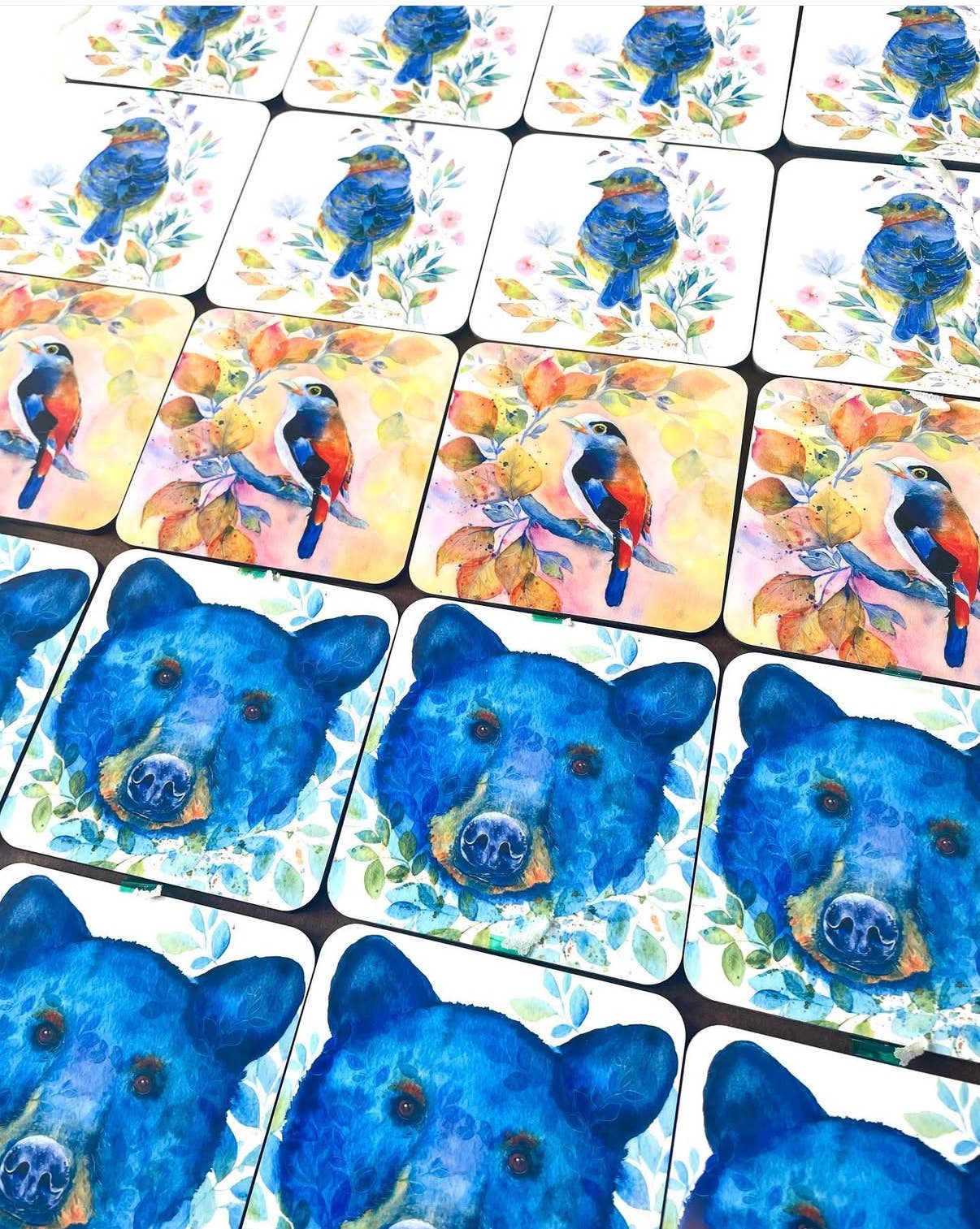 Oladesign – Großhandel Untersetzer – Untersetzer - Perfekter Sitzplatz - (C-PP) Vogel und Blume3