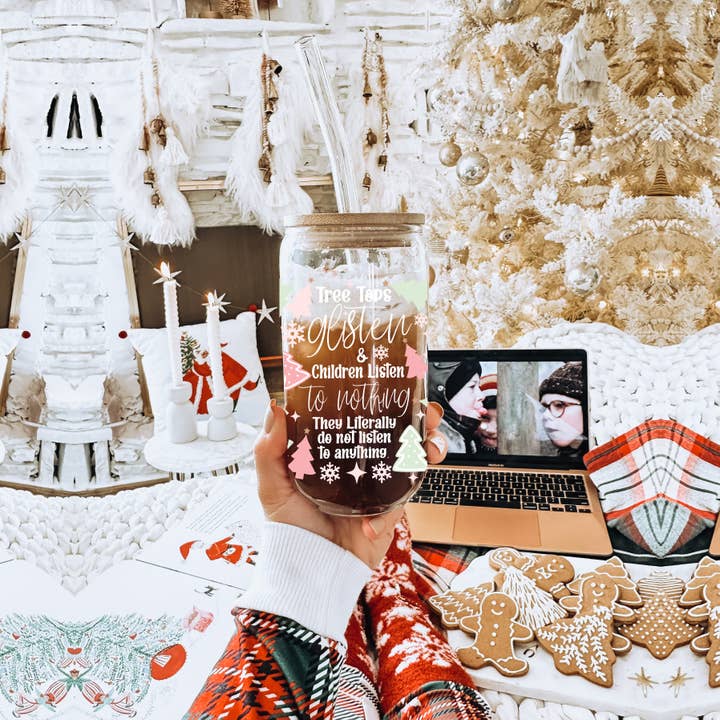 Gia Roma - Wholesale Drinking Glass/Cup - Bless Your Heart | 20oz Tumbler Glass Cups with Lid & Straw81