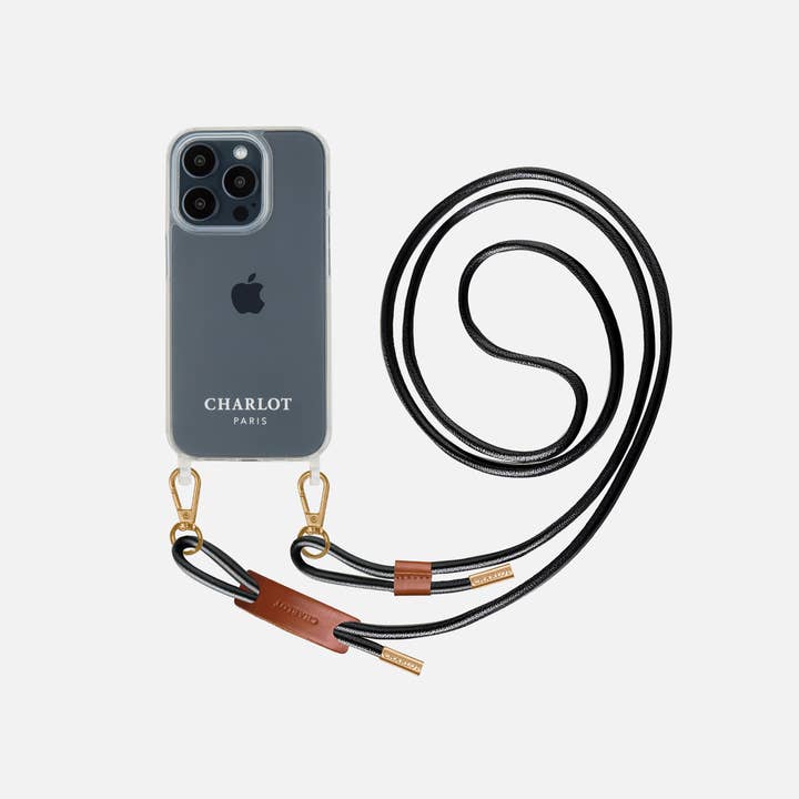 CHARLOT · Paris - Wholesale Bag Strap - Women's - Noga Black Gold Leather3