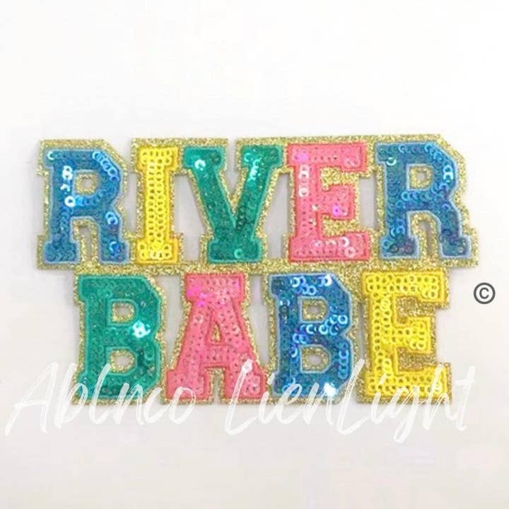 ABLNco - Wholesale Patch - River Babe Summer Sequin Patch  - Small