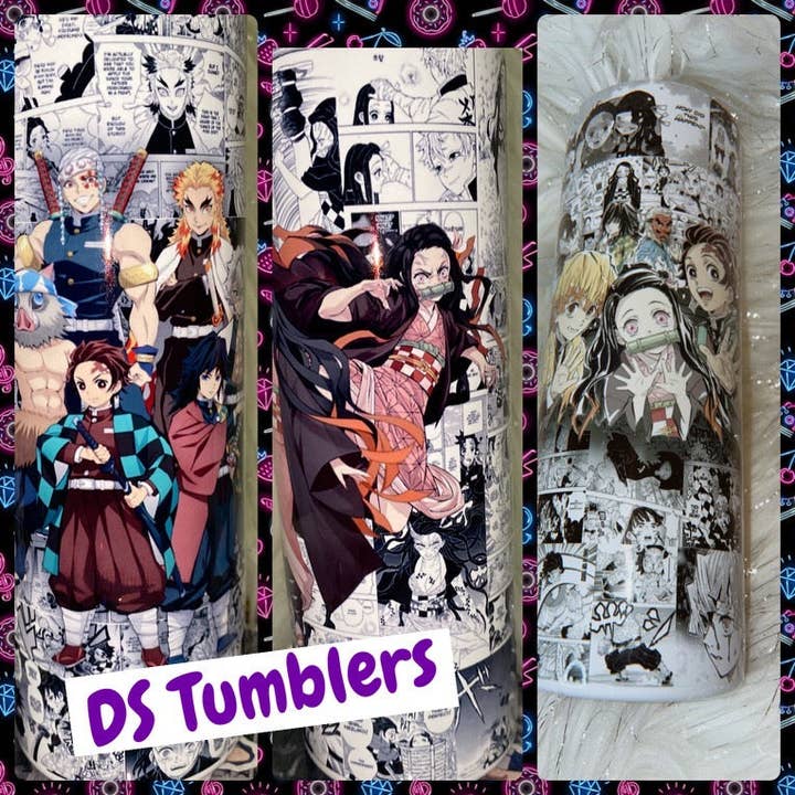 D Slayer Tumblers for wholesale by Zoe & Finn’s Creations