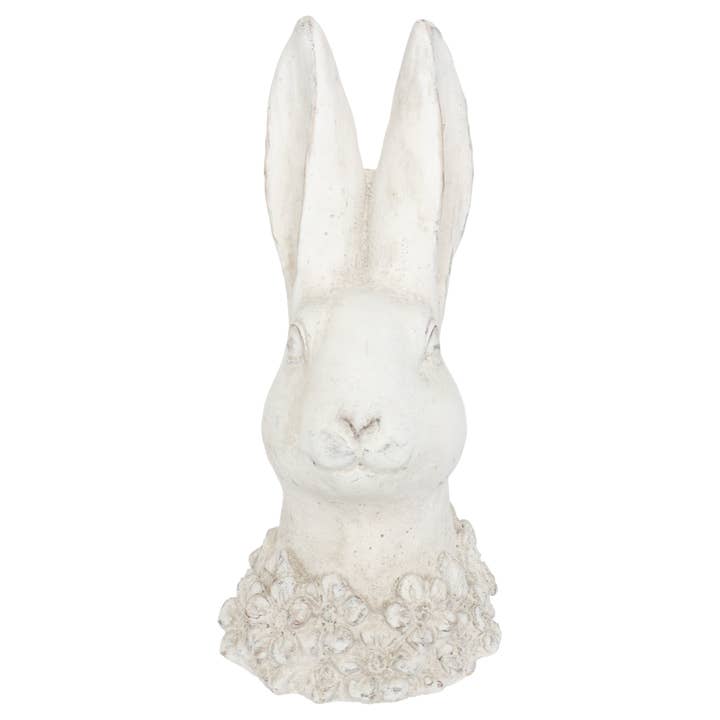Statua di Coniglio in Cemento Alta 9" per il Giardino di Pasqua per la vendita all'ingrosso da parte di Boston International