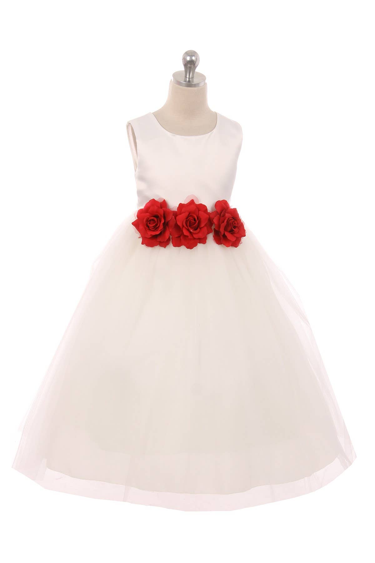 Kid's Dream - Wholesale Dress - Kids - Satin & Tulle 3 Flower Girls Dress11
