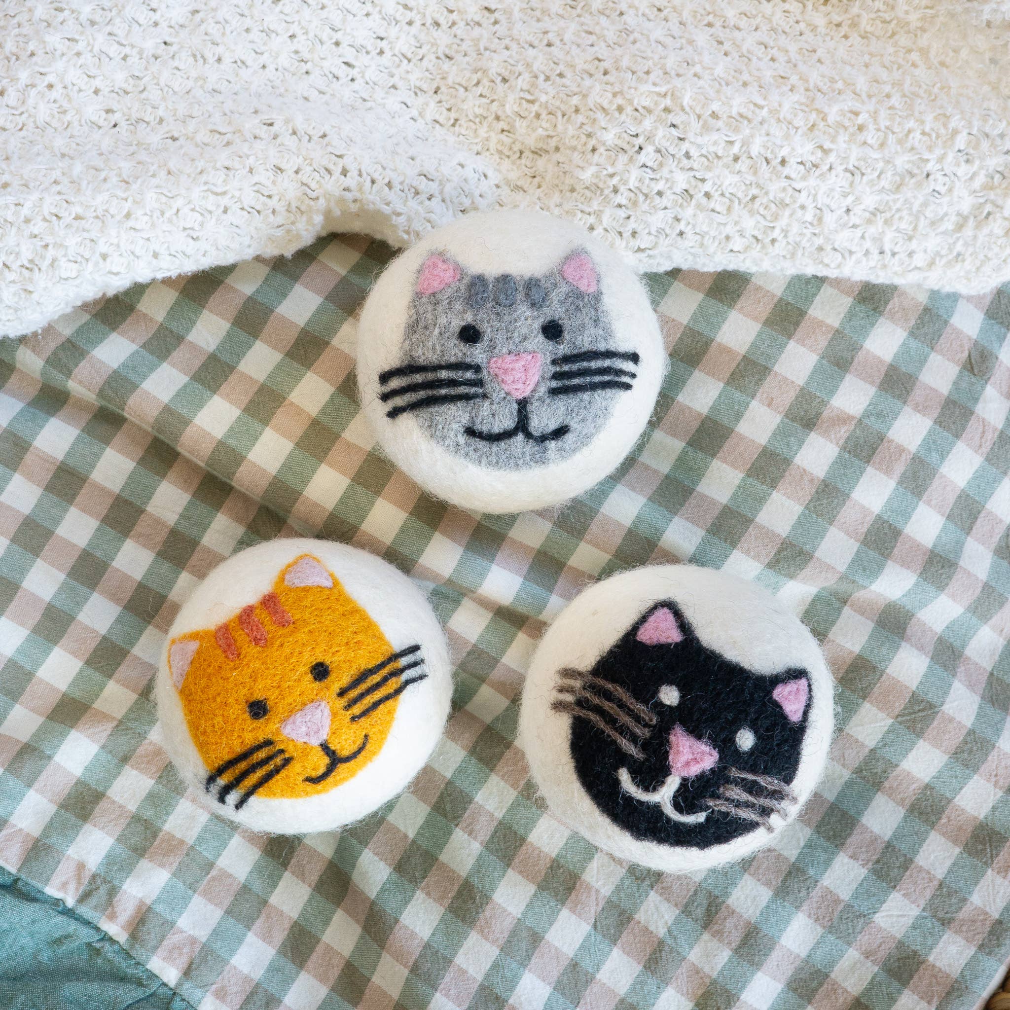 Friendsheep – Engroshandel Tørretumblerkugler – Huskatte - Begrænset Udgave Mix (Orange, Grå, Sort)4