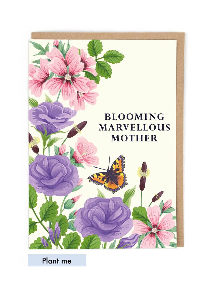 Blooming Marvellous Mother Greeting Card for wholesale by Cath Tate Cards