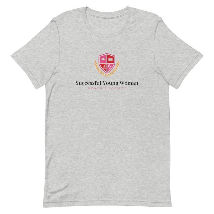 Succesfuld ung kvinde - Æresforeningens T-shirt for engroshandel hos McNulty International