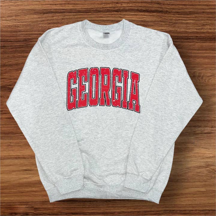 Simply You Customs - Wholesale Graphic Sweatshirt - Women's - Basic Georgia Sweatshirt