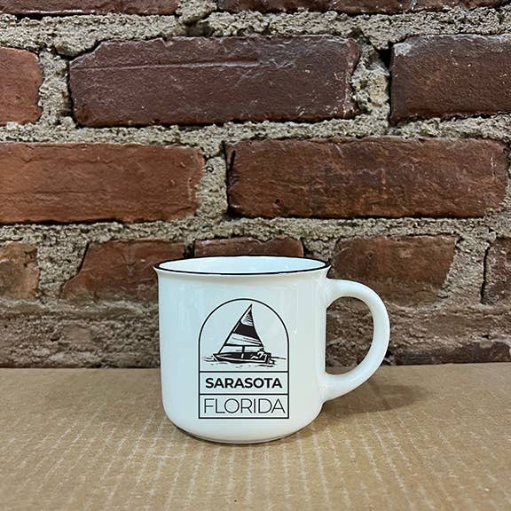 B.Berish - Wholesale Coffee Mug - 13oz Ceramic Camper Mug Custom Window Dressing Design. 5