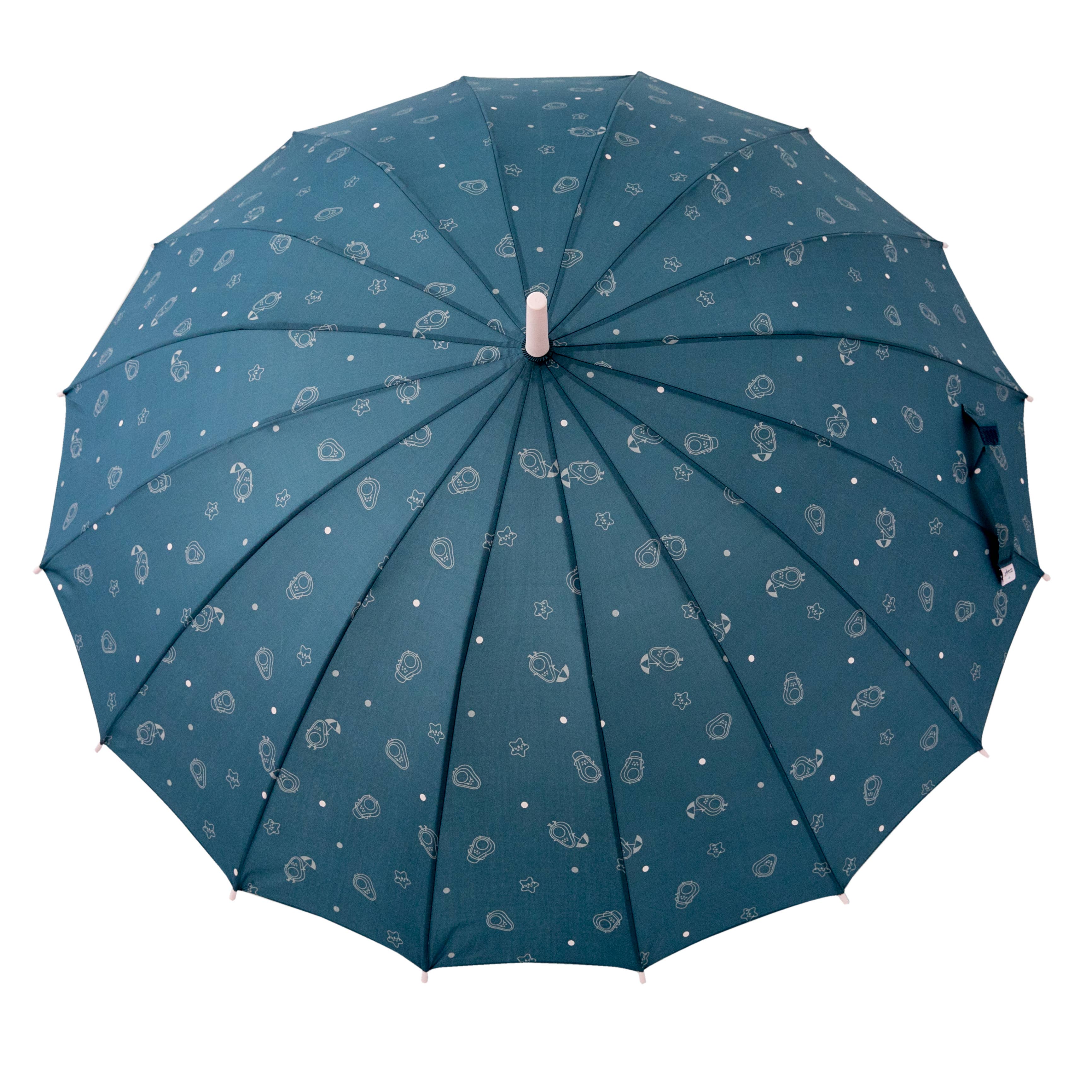 Mkr International - Wholesale Umbrella - Women's - Long Umbrella 16 Printed Ribs | Mr.Wonderful6