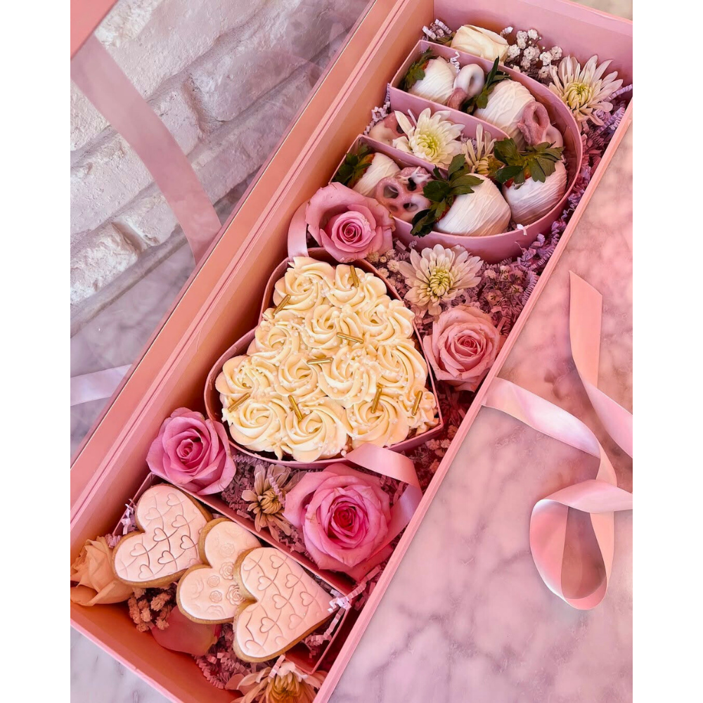 UNIKPACKAGING – wholesale Gift box – I Love U" Box with Clear Top, Plastic Liner & Ribbon7