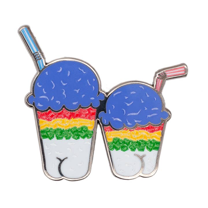 Halo Halo Butt Pin for engroshandel hos Little Shop of Pins