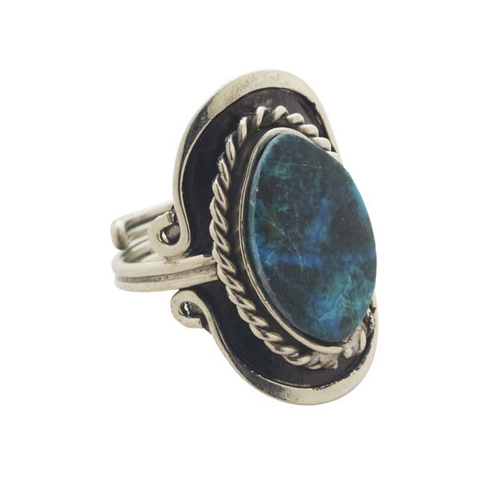 Ten Thousand Villages - Wholesale Cocktail/Statement Ring - Sky Stone Ring