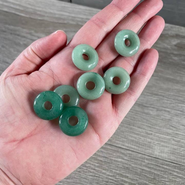 Keystone Crystals - Vente Pierre et cristal de spiritualité - Pendentifs donuts en pierres précieuses | Charms pi de 17 à 20 mm13
