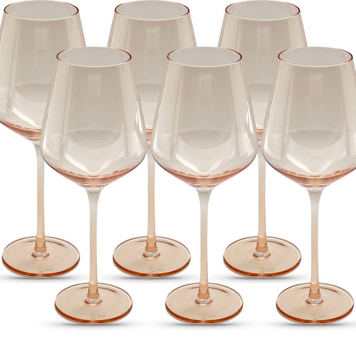 Saludi Glassware – wholesale Vinglas – Flerfärgade vinglas7