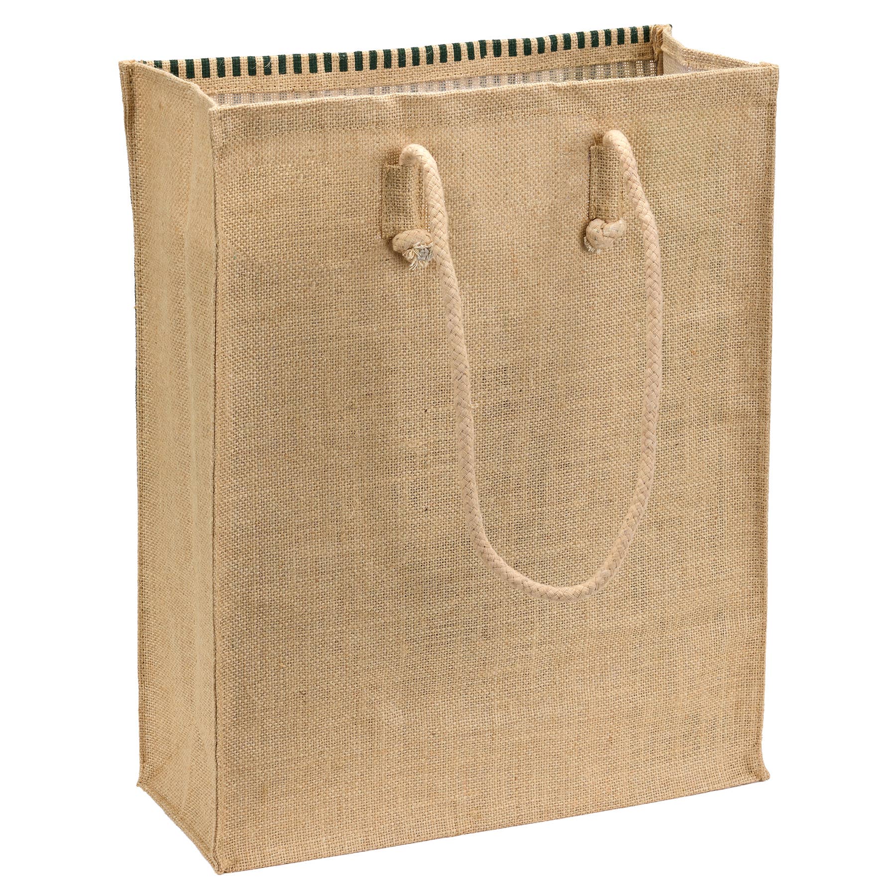 La Cordeline - Vendita all'ingrosso Borsa tote - Donna - Borsa Shopper in Tela di Juta Motivo Zebra1