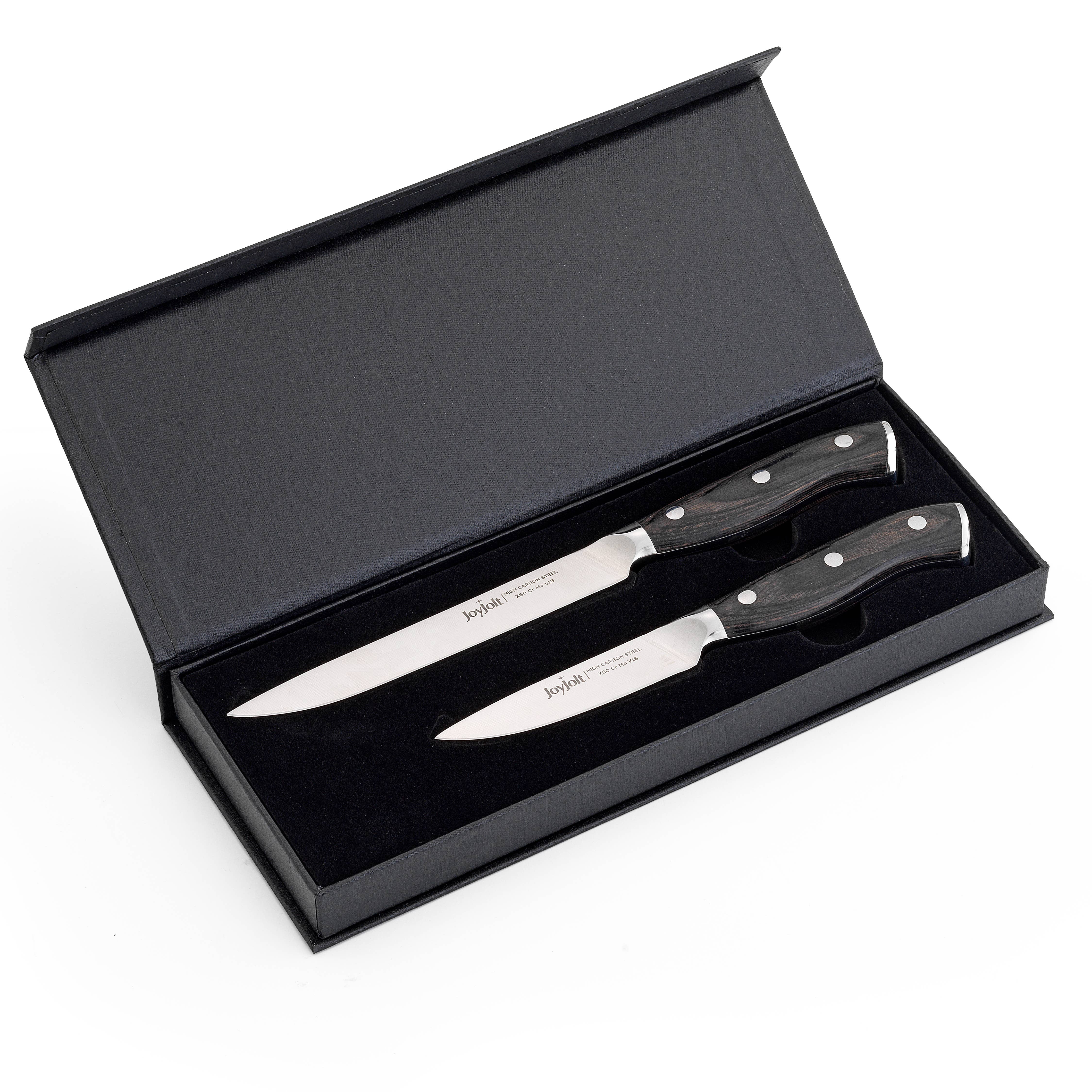 JoyJolt - Wholesale Knife Set - 2pc Kitchen Knife Set High Carbon, x50 German Steel Knives4