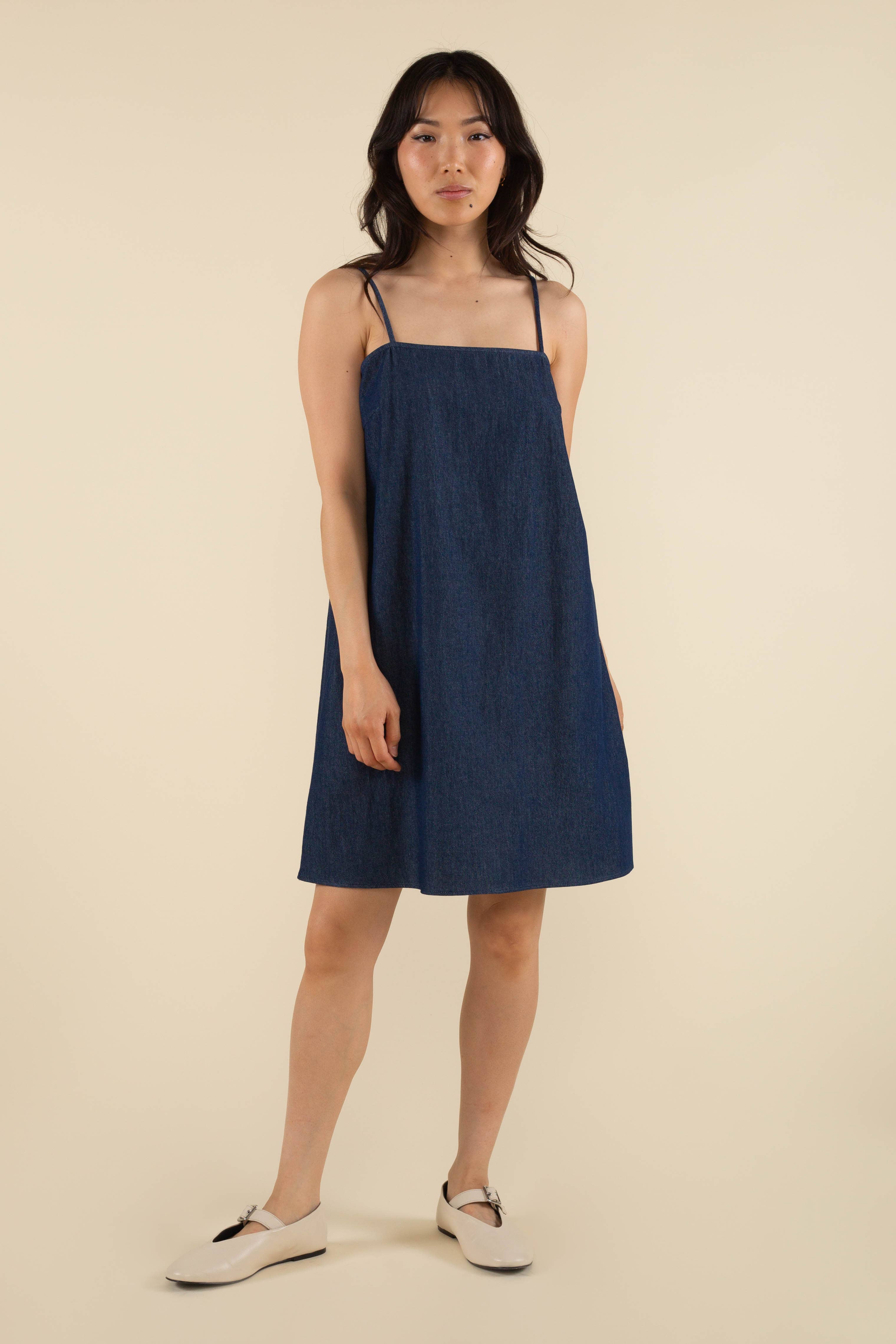 NLT – wholesale Dress – Women's – Abbey Cotton Denim Mini Dress3
