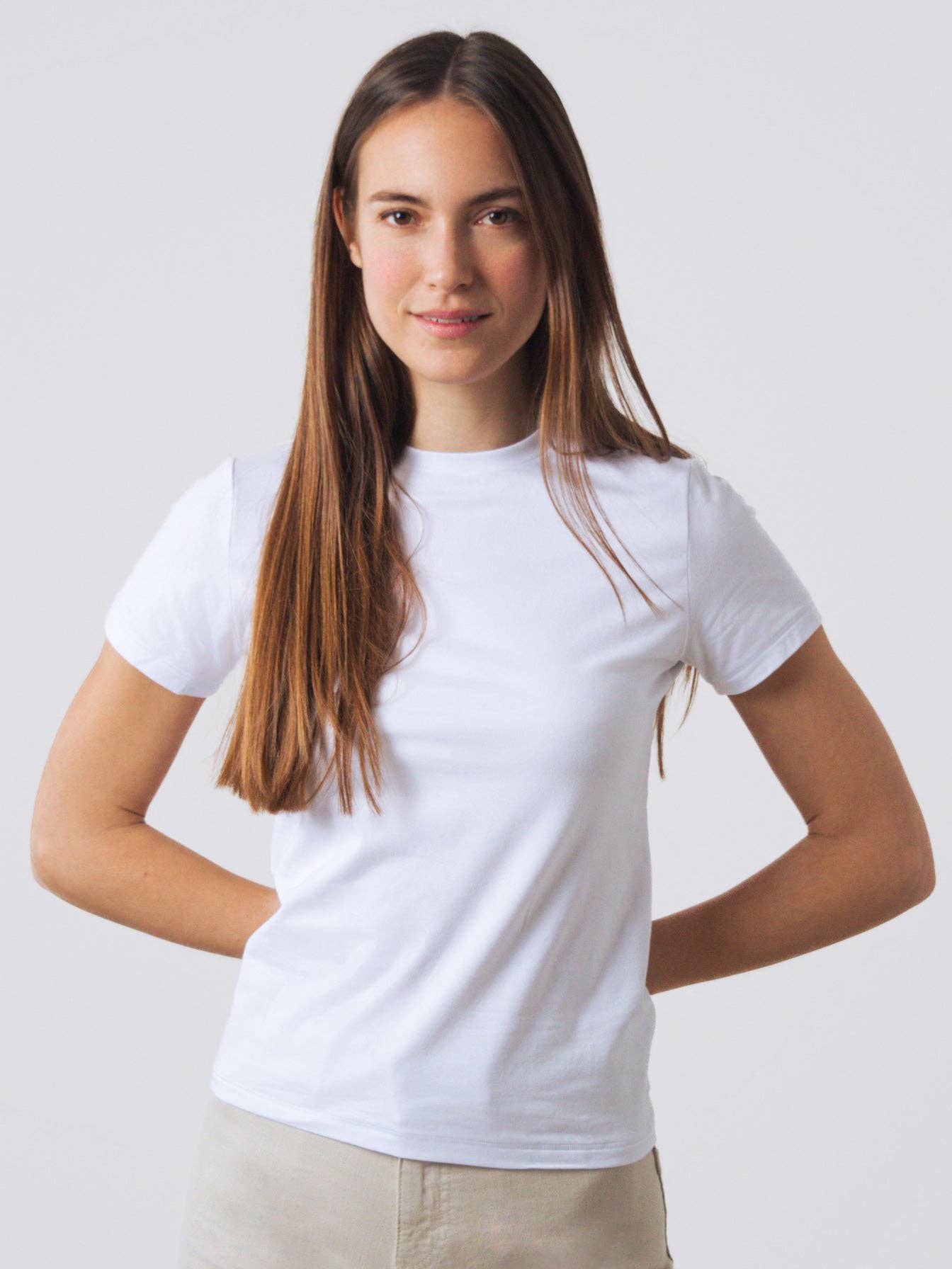 Honest Basics - Wholesale T-Shirt - Women's - Slim Shirt5
