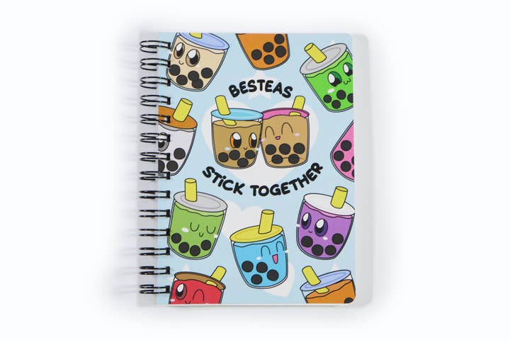 Emii Creations - Vendita all'ingrosso Adesivo - Simpatico libro di adesivi riutilizzabili Boba Bestea0