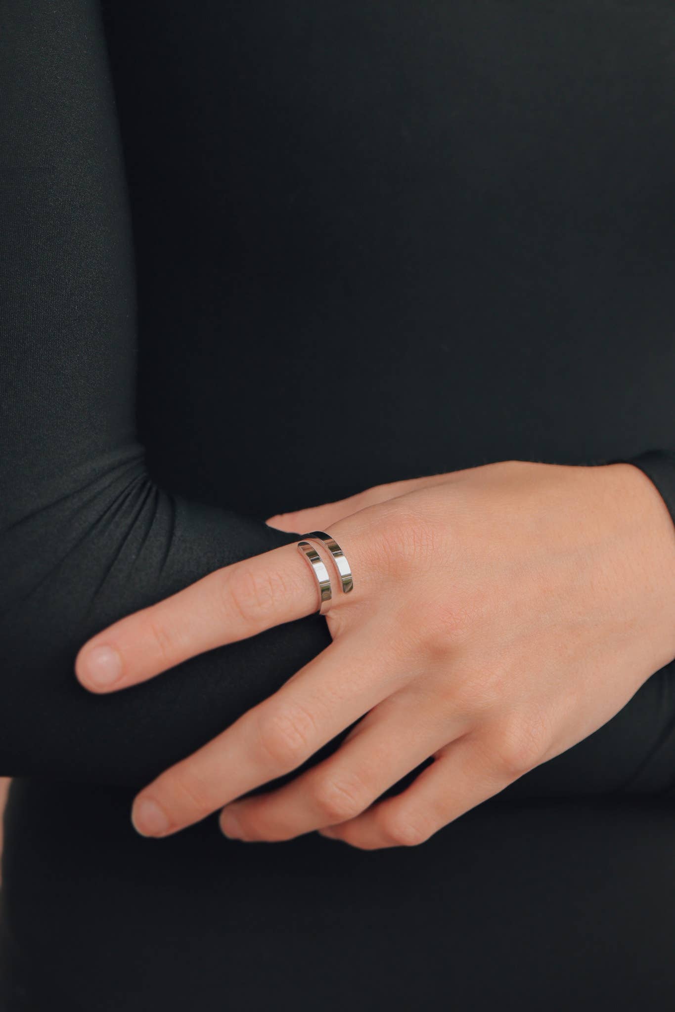 WJW – wholesale Band/stacked ring – Stainless Steel Blank Engravable 2 Name Wrap Ring2