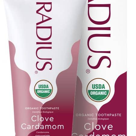 RADIUS - Wholesale Toothpaste - USDA Organic Clove Cardamom Toothpaste, 3oz1