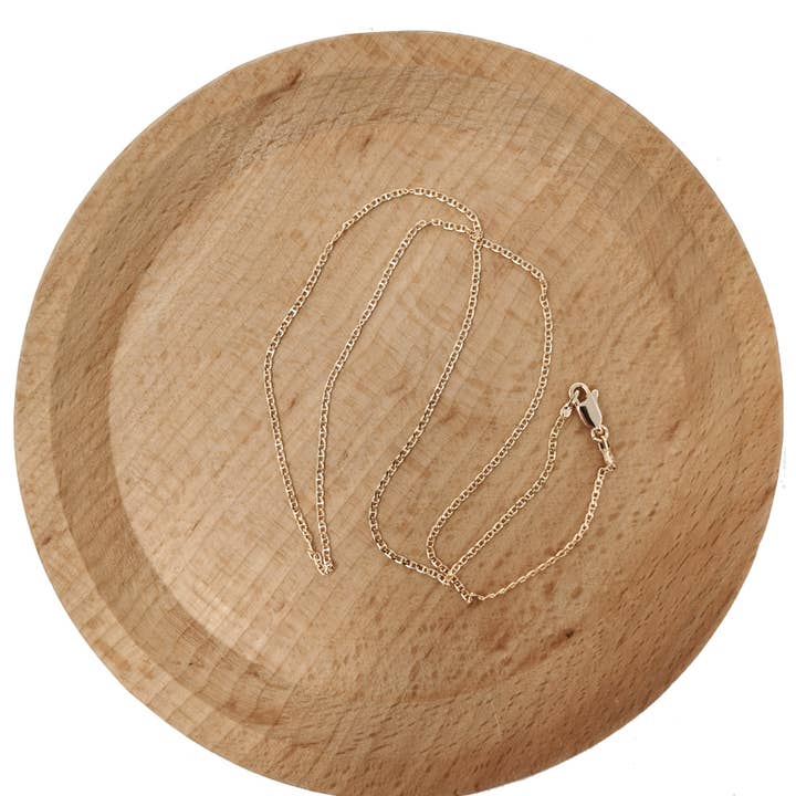 Aim Eternal - Wholesale Link & Chain Necklace - 17.7Inch Anchor Chain Necklace, 18K Gold Plated Finished Cha1