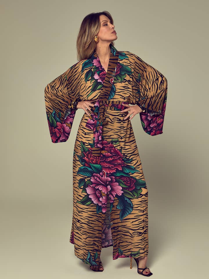 Miss Gion Kimono - Amoriri por atacado de Maria Sanz Kimono