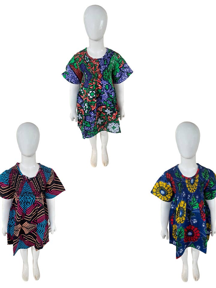 Little Girls Smocked Dress (10T) (Set of 3 pieces) for wholesale by Satsuma Wholesale