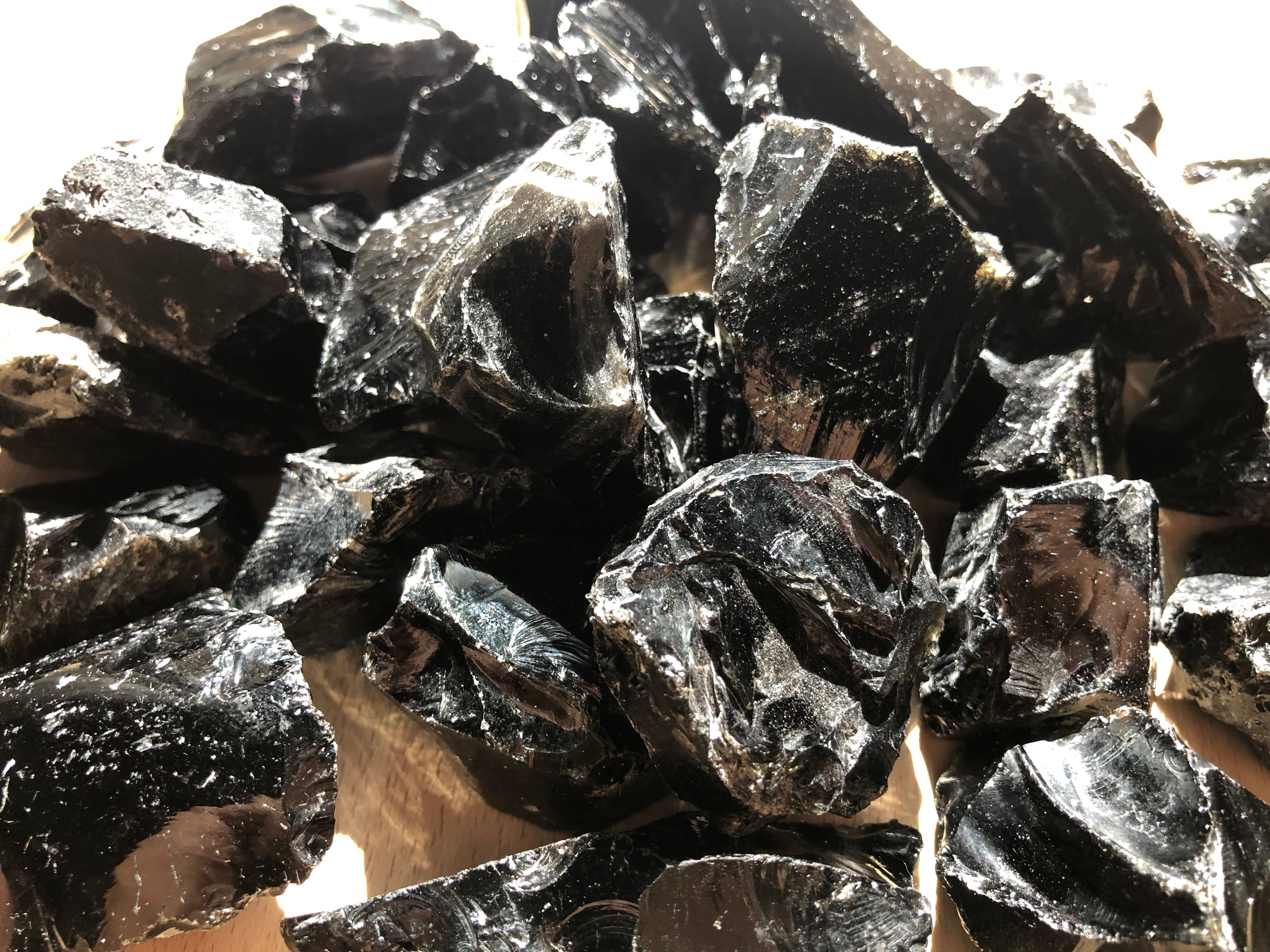 Kamicr8tions - Wholesale Spiritual Stone/Crystal - Raw Black Obsidian2