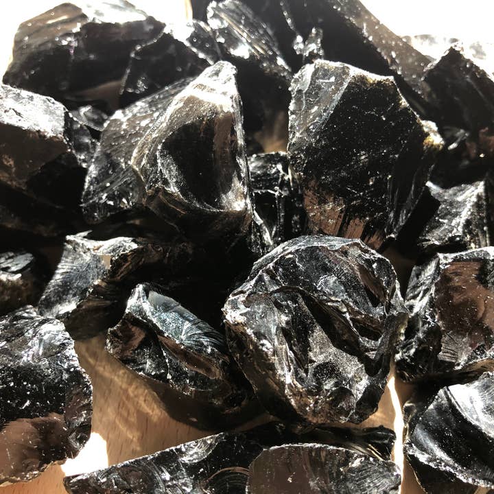 Kamicr8tions - Wholesale Spiritual Stone/Crystal - Raw Black Obsidian2