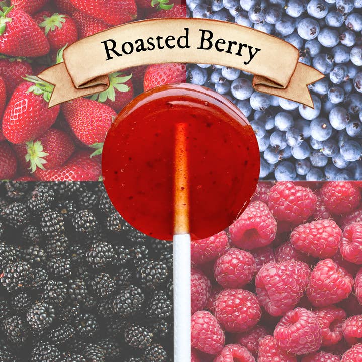 Virgo Moon - Wholesale Lollipop - Plants & Planets Lollipops - Roasted Berry