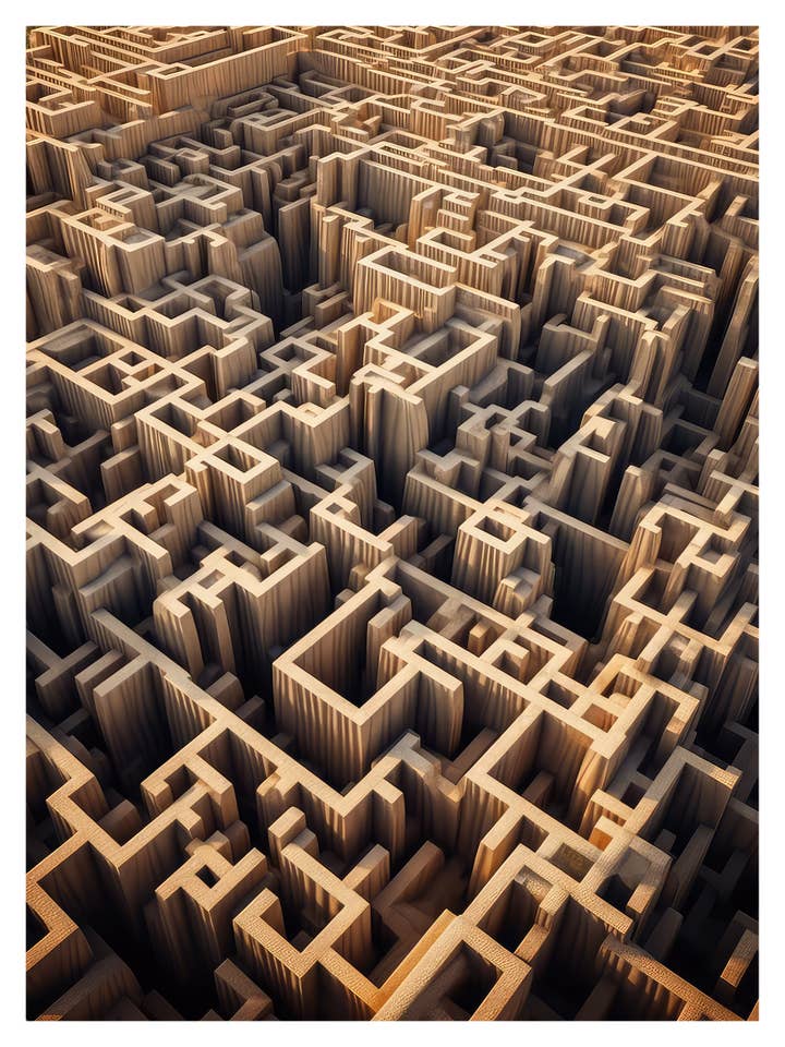 Affiche - Motif Discovery 07 (12x16 in) - Hartman Ai pour la vente par Kubbick