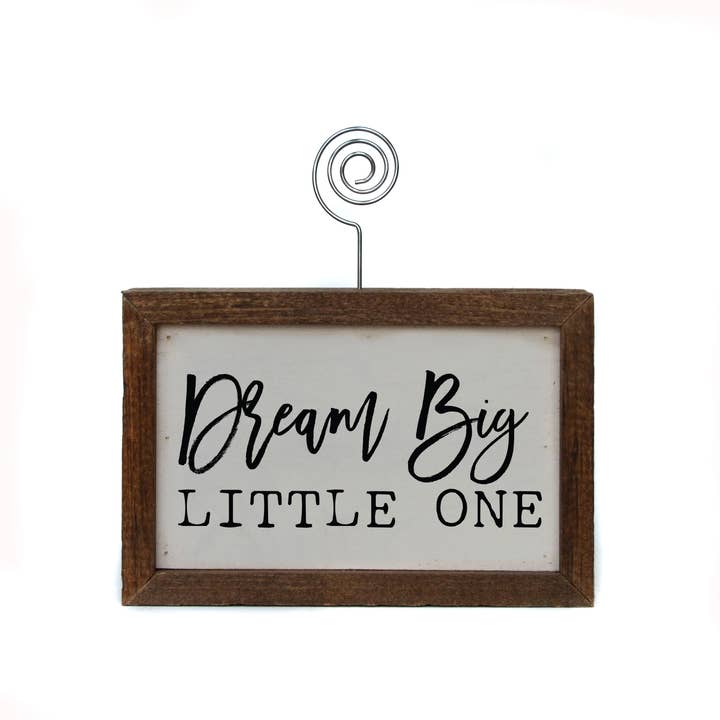 Bloc de cadre photo de table 6 x 4 - Dream Big Little One pour la vente par Driftless Studios