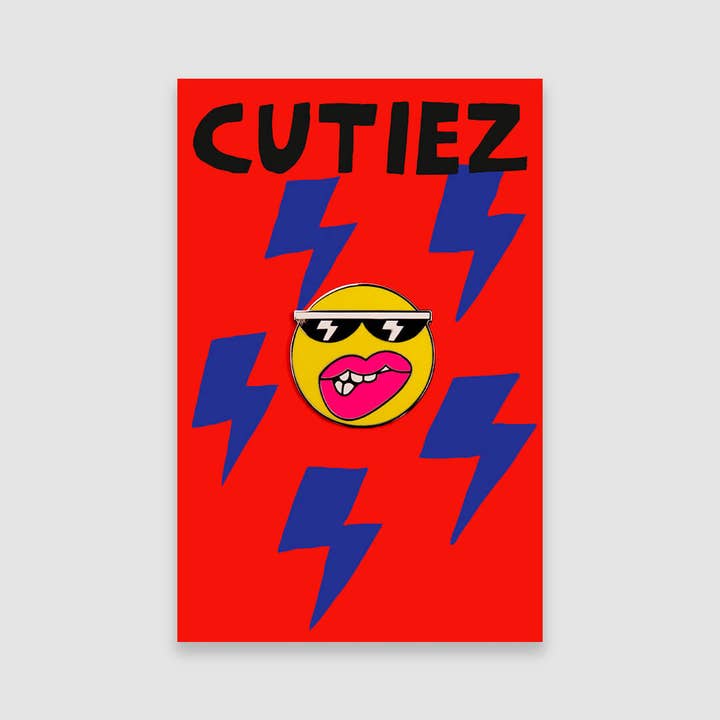 Flirty Enamel Pin - Cutiez Collection for wholesale by Redy.