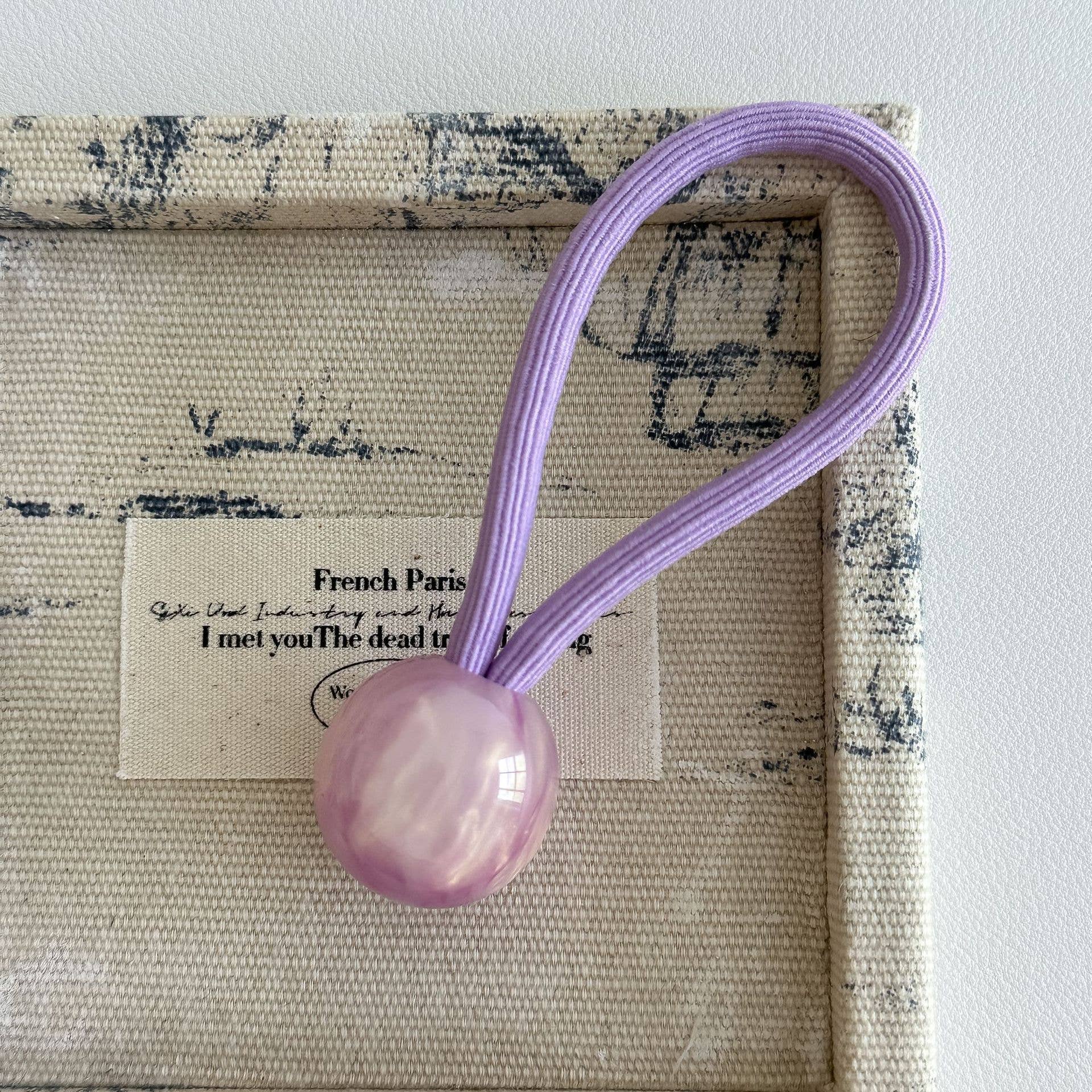 XO Fashion - Wholesale Hair Tie - HT6319 Starry Sky Blooming Ball Durable Thick Hair Tie 2