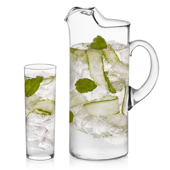 Libbey Modern Bar Boozy Brunch Pitcher Set with 6 Glasses for wholesale by Libbey
