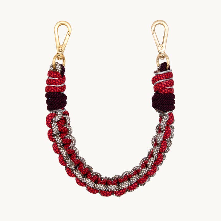 Louvini Paris - Wholesale Woven/Braided Bracelet - BRACELET PETIT CLEO - BORDEAUX