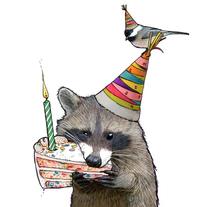 Shawn Braley Illustration – wholesale Birthday card – Birthday Bite Gift Enclosure - #Gift5