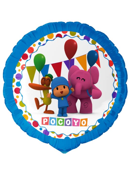 Pocoyo Round Foil Balloon 46 cm for wholesale by Fiestora