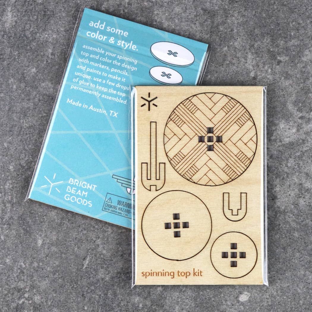 Bright Beam Goods - Wholesale DIY Craft Kit - Geometric Spinning Top Kit4
