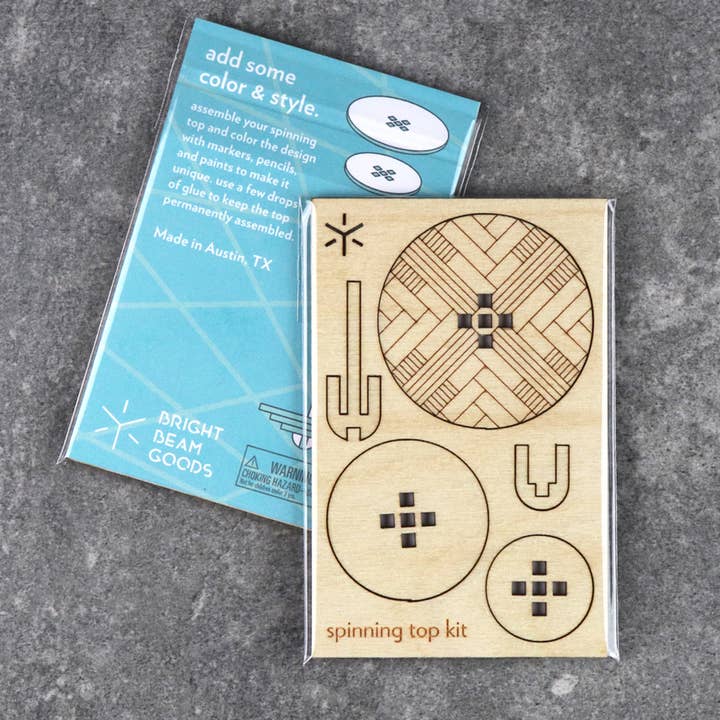 Bright Beam Goods - Wholesale DIY Craft Kit - Geometric Spinning Top Kit4