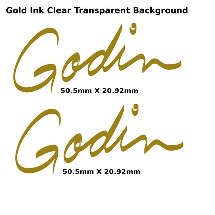 Godin Guitarra Decalque Water Slide Logo Decalque 316 por atacado de Luthier decals