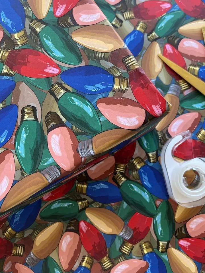 Glühende Weihnachtslichter für den Großhandel von Shavs Paper