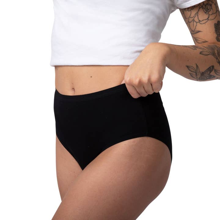 Unterwäsche mit hoher Taille für Damen, atmungsaktiver Damen-Slip für den Großhandel von Organic Signatures